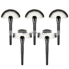 Professional Large Foundation Soft Fan Brush Make-Up Crystal Single Powder Brush Make Up Tool thumbnail-1