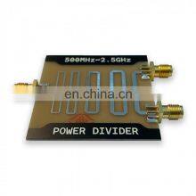 1 Way Input 2 Way Output 500-2500MHz Wilkinson Power Divider Splitter Combiner Board thumbnail-1
