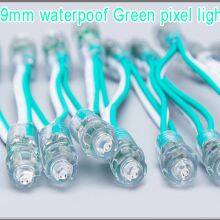 9mm 5V 12V Mini Led Pixel Light Green Color Waterproof Ip68 Lightings For Logo Signs thumbnail-2