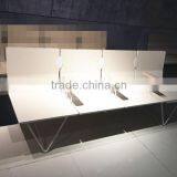 Curve Plywood Waiting Chair Airport Chair Public Seating H63A-4FT-V for Spain Design thumbnail-2