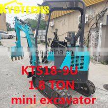 Kyotechs 1.8 Ton Excavator Mini Digger 1.8t Mini Excavator Digging Hydraulic Small Micro Digger Machine Prices for Sale thumbnail-2