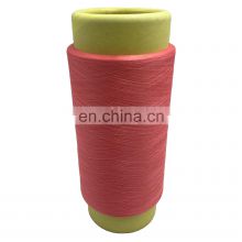 dope dyed color 20d air covered polyester spandex yarn