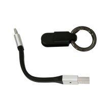 Smallest Fast Charging Cable 3 in 1 Usb Cable Charger Keychain for IPhone