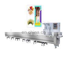 High Speed Feeding Pillow Energy Bar Wrapper Flow Wrapping Machine horizontal pillow pack flow wrapping machine