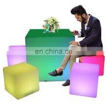 Illuminated Portable Led Bar Counter Outdoor Garden Patio Event Party Nightclub Led Light Furniture Tables and Chairs Sofa Set thumbnail-5