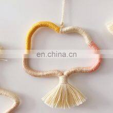 Mini Sky Macrame Wall Hanging Car Charm Beautiful Animal Rainbow Nursery Decor , Baby Room Decor Manufacturer thumbnail-5