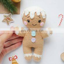Crochet Christmas Ornaments Amigurumi Toy Handmade Stuffed Animal Baby Gift Newborn Toddler Present Cheap Wholesale thumbnail-3