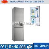 Bottom Freezer Top Fridge With Water Dispenser, Double Door Refrigerator