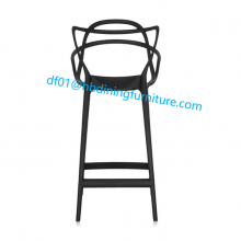 Dining Furniture Modern Black Counter Stool With Footrest