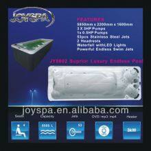 2023 Hot Selling 5.7M Swim SPA Above Ground Swimming Pool Outdoor With 4 Seating thumbnail-3