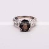 SMOKY RING ,925 Sterling Silver Jewelry Wholesale,WHOLESALE SILVER JEWELRY,SILVER EXPORTER,SILVER JEWELRY FROM INDIA thumbnail-1