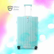 Luxury Metal Hard Shell Spinner Suitcase Travel Trolley Case PC Luggage With 360 Degree Wheels With Tsa Locks thumbnail-2