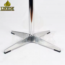 Hot Sale Morden Design Aluminum Base Coffee Table Black Dining Table for Cafe Restaurants thumbnail-5