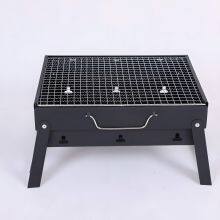 Портативный мангал для барбекю. Складной мангал на угля для отдыха на открытом воздухе, предназначенный для походов в лагерь. Стол для мангала из сплава стали. Портативный мангал для барбекю на открытом воздухе. Складной мангал на угля трех размеров thumbnail-3