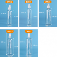 High Quality PET Plastic Spray Bottles 30ml-500ml Amber White Clear Blue for Cosmetics Packaging thumbnail-5
