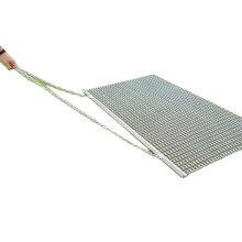 6ftx6ft Rollable Steel Drag Mat Expanded Mesh Square Holes for Golf Fairways Sand Traps Custom Cutting Welding Services Included