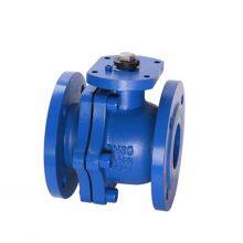 2 Way Ball Valve DN100 PN10/PN16 Cast Iron WBC Cast Steel Ductile Iron Flange Floating DIN Ball Valve thumbnail-2