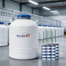 Colombia TcCryo 47L Cryogenic Bottle Canister Dewar Lab Equipment For Liquid Nitrogen thumbnail-1