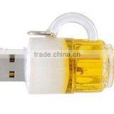 Acrylic Usb Pendriver Beer Cup Usb Flash Drive 4gb thumbnail-2