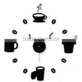 OEM Coffee Style Acrylic DIY Clock thumbnail-1