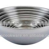 Factory 18/8 Stainless Steel Large Mixing Bowl