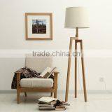 wooden floor lamp