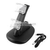 LED Dual USB Charging Charger Dock Stand Cradle Docking Station for PS4 Game Gaming Console Controller