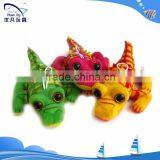 Stuffed Crocodile Keychain/plush Animals Big Eyes /plush Crocodile Pendant thumbnail-1