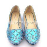 New Fashion Shining Flower With Diamond Lady Flat Shoe Dress Shoes in Stock thumbnail-2