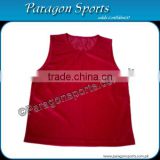 Soccer Training Vest Micro Mesh Vests Red Color