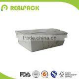White Cardboard Plain Chinese Food Container thumbnail-6
