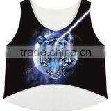 Wholesale New Fashion Girls Plain Cotton Crop Tops For Ladies thumbnail-4