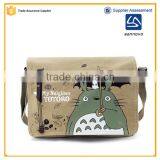 China Factory New Product Cute Totoro Canvas Student Bag thumbnail-1