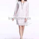 Any Size Delicate Lace Loose Dress Casual Dress Plus Size Dress thumbnail-4