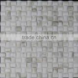 3D White Marble Stone Mosaic for Wall Tile