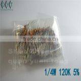 Resistors 1/4W 5% 120K NEW thumbnail-2