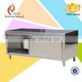 stainless steel single-deck cabinet burger restaurant equipment cheap stainless steel kitchen cabinets