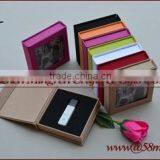 Fabric Linen Special Paper USB Flash Drive Magnet Storage Packaging Gift Box thumbnail-3