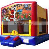 Lanqu santa clause inflatable mini bounce house toys/bounce house prices