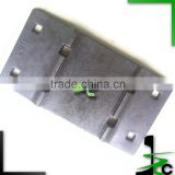Standard AREMA Double shoulder tie plates for 6'' base rail