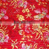 Indian Handmade Printed Kantha Quilt Reversible Queen Bedspread Bed Cover thumbnail-2