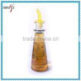 Kitchen Use Clear Glass Oil and Vinegare Bottle