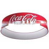 20ft Ceiling Banner Display Trade Show Circle Hanging Sign (Single Sided Graphic) thumbnail-4