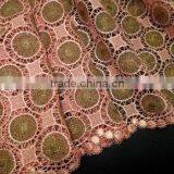 Korean Lace Fabric Guipure Lace Embroidery Fabric Custom Lace Fabric Wholesale thumbnail-1