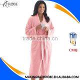 OEM Factory Sexy See Through 100% Polyester Bathrobe Sleepwear for Women thumbnail-2