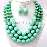 2015 New Fashion Beads Necklace Women Candy Colors Jewelry Wholesale thumbnail-2