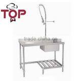Stainless Steel Dish Wash Worktable thumbnail-2