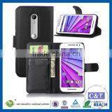 C&T Wholesale Fashion Magnetic Wallet Case for Motorola Moto Droid Turbo 2