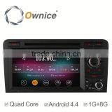 Quad Core Android 4.4 & Android 5.1 Car Audio GPS Navi system for Audi A3 S3 with Wifi FM RDS