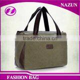 China Supplier Simple Men Daily Use Travel Bag Washed Canvas Male Handbags thumbnail-4